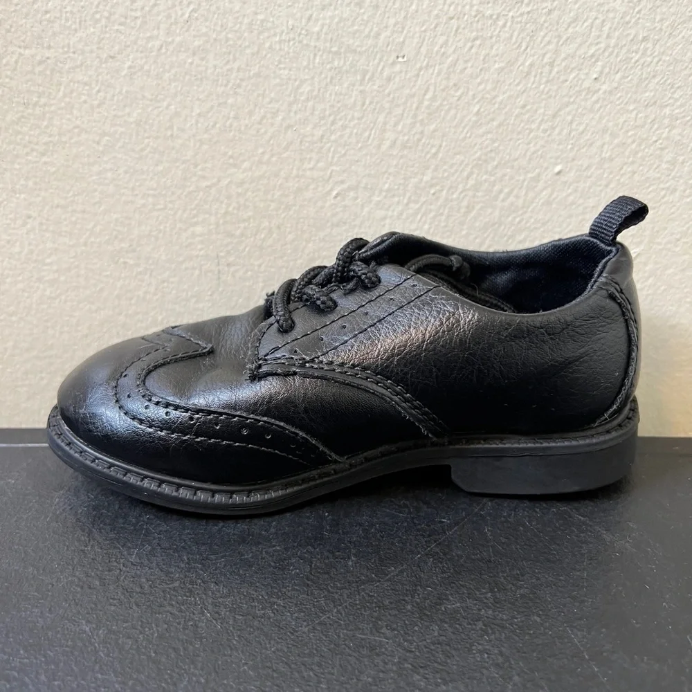 Carter’s Black Oxford Toddler Boys Dress Shoes School Formal Comfort 7